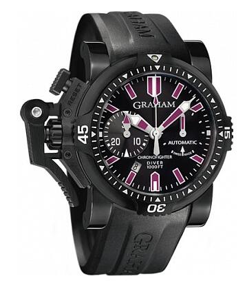 Replica Graham Watch 2OVEZ.B24A Oversize Diver Deep Purple